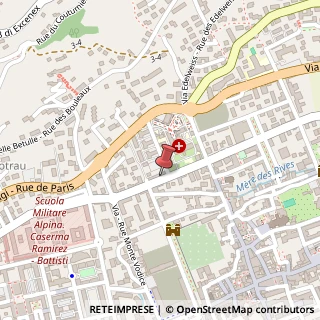 Mappa Corso Saint Martin de Corleans, 10, 11100 Aosta, Aosta (Valle d'Aosta)