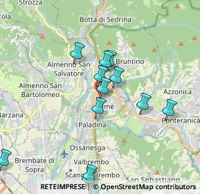 Mappa Via Torquato Tasso, 24011 Almè BG, Italia (1.99846)