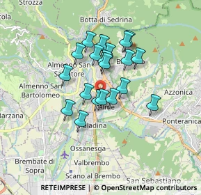 Mappa Via Torquato Tasso, 24011 Almè BG, Italia (1.3045)