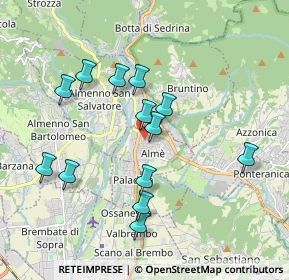 Mappa Via Torquato Tasso, 24011 Almè BG, Italia (1.76462)