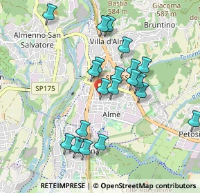 Mappa Via Torquato Tasso, 24011 Almè BG, Italia (0.8785)
