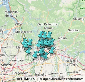 Mappa Via Torquato Tasso, 24011 Almè BG, Italia (9.2455)