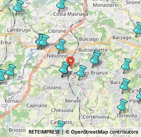 Mappa Località Costa, 23893 Cassago Brianza LC, Italia (2.6115)
