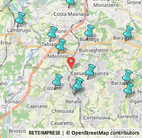 Mappa Località Costa, 23893 Cassago Brianza LC, Italia (2.2175)