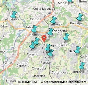 Mappa Località Costa, 23893 Cassago Brianza LC, Italia (2.05786)