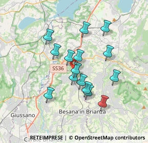 Mappa Località Costa, 23893 Cassago Brianza LC, Italia (2.93667)