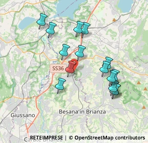 Mappa Località Costa, 23893 Cassago Brianza LC, Italia (3.50133)