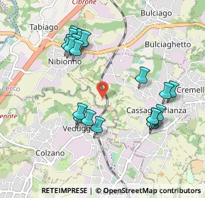 Mappa Località Costa, 23893 Cassago Brianza LC, Italia (0.9825)