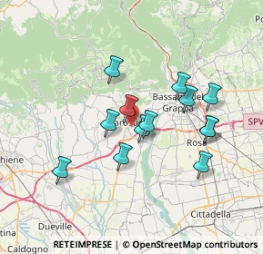Mappa Via Ravenne, 36063 Marostica VI, Italia (6.11231)