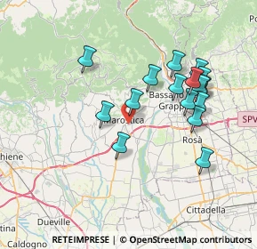 Mappa Via Ravenne, 36063 Marostica VI, Italia (6.94938)