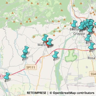 Mappa Via Ravenne, 36063 Marostica VI, Italia (6.3755)