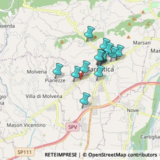 Mappa Via del Donatore, 36063 Marostica VI, Italia (1.35714)