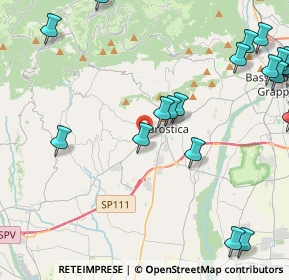 Mappa Via del Donatore, 36063 Marostica VI, Italia (5.842)