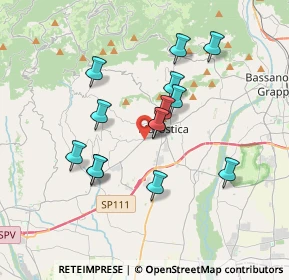 Mappa Via del Donatore, 36063 Marostica VI, Italia (3.04286)