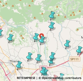 Mappa Via S. Bortolo, 36030 Sarcedo VI, Italia (5.7985)