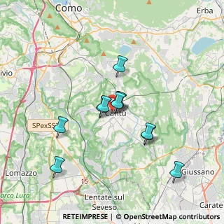 Mappa Piazza Guglielmo Marconi, 22063 Cantù CO, Italia (2.83727)