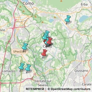 Mappa Piazza Guglielmo Marconi, 22063 Cantù CO, Italia (2.58909)