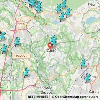 Mappa Piazza Guglielmo Marconi, 22063 Cantù CO, Italia (6.6195)