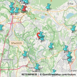 Mappa Piazza Guglielmo Marconi, 22063 Cantù CO, Italia (6.762)