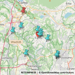 Mappa Piazza Guglielmo Marconi, 22063 Cantù CO, Italia (3.81583)