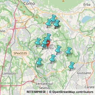 Mappa Piazza Guglielmo Marconi, 22063 Cantù CO, Italia (2.94538)