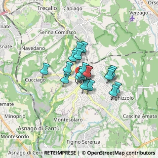 Mappa Piazza Guglielmo Marconi, 22063 Cantù CO, Italia (1.0025)