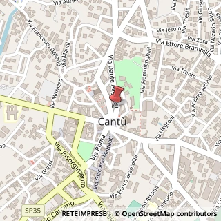 Mappa Via Carlo Annoni, 7, 22063 Cantù, Como (Lombardia)