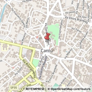 Mappa Via Alessandro Volta, 6, 22063 Cantù, Como (Lombardia)