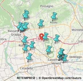 Mappa Via Cacciatora, 31037 Loria TV, Italia (7.861)