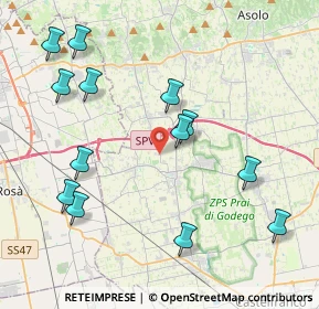 Mappa Via Cacciatora, 31037 Loria TV, Italia (4.52308)