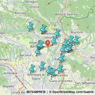 Mappa Via S. Tomè, 24030 Almenno San Bartolomeo BG, Italia (1.7615)