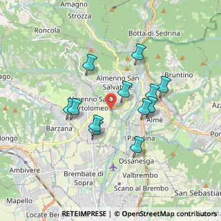Mappa Via S. Tomè, 24030 Almenno San Bartolomeo BG, Italia (1.51333)