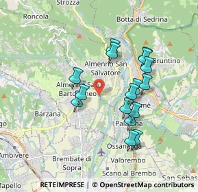 Mappa Via S. Tomè, 24030 Almenno San Bartolomeo BG, Italia (1.59063)