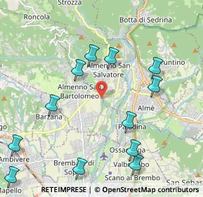 Mappa Via S. Tomè, 24030 Almenno San Bartolomeo BG, Italia (2.56231)