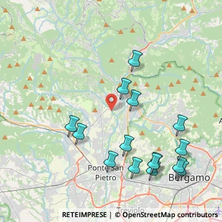 Mappa Via S. Tomè, 24030 Almenno San Bartolomeo BG, Italia (4.79267)