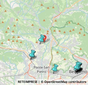 Mappa Via S. Tomè, 24030 Almenno San Bartolomeo BG, Italia (6.6)