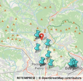 Mappa Via S. Tomè, 24030 Almenno San Bartolomeo BG, Italia (4.6025)