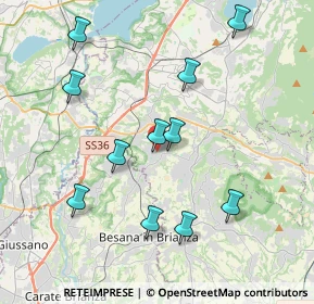 Mappa Piazza Papa Giovanni XXIII Beato, 23893 Cassago Brianza LC, Italia (3.97636)