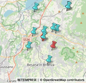 Mappa Piazza Papa Giovanni XXIII Beato, 23893 Cassago Brianza LC, Italia (3.41364)