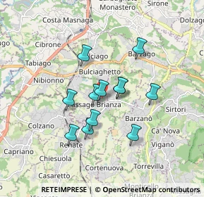 Mappa Piazza Papa Giovanni XXIII Beato, 23893 Cassago Brianza LC, Italia (1.32083)
