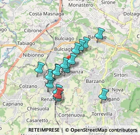 Mappa Piazza Papa Giovanni XXIII Beato, 23893 Cassago Brianza LC, Italia (1.38063)