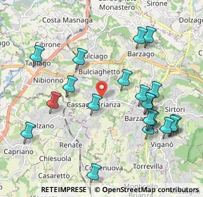Mappa Piazza Papa Giovanni XXIII Beato, 23893 Cassago Brianza LC, Italia (2.146)