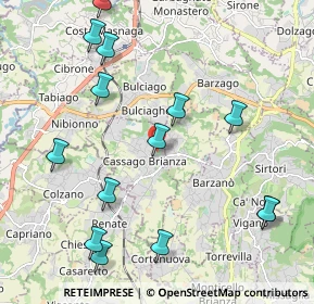 Mappa Piazza Papa Giovanni XXIII Beato, 23893 Cassago Brianza LC, Italia (2.42143)