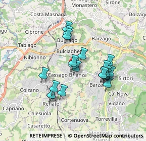 Mappa Piazza Papa Giovanni XXIII Beato, 23893 Cassago Brianza LC, Italia (1.476)