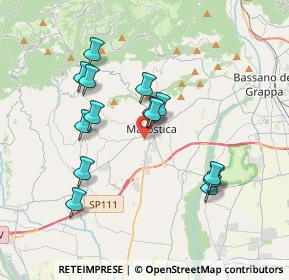 Mappa Via Walter Tobagi, 36063 Marostica VI, Italia (3.38786)