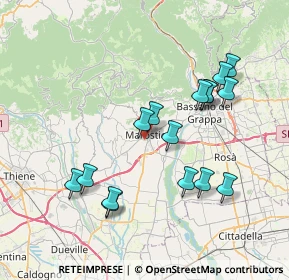 Mappa Via Walter Tobagi, 36063 Marostica VI, Italia (7.31813)