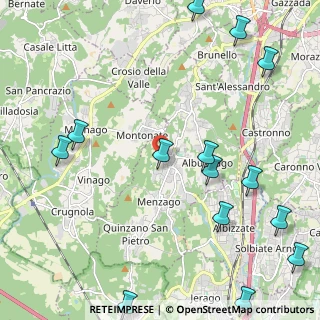 Mappa Via dei Prati Guizzi, 21040 Sumirago VA, Italia (2.955)