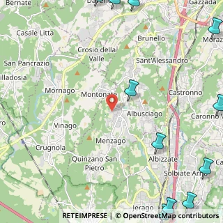 Mappa Via dei Prati Guizzi, 21040 Sumirago VA, Italia (3.83727)