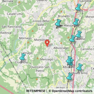 Mappa Via dei Prati Guizzi, 21040 Sumirago VA, Italia (2.84636)