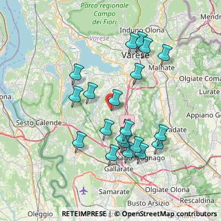 Mappa Via dei Prati Guizzi, 21040 Sumirago VA, Italia (7.3005)